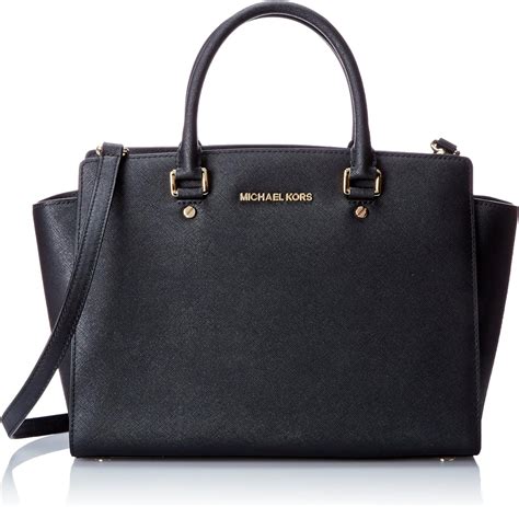 michael kors selma large afmetingen|Michael Kors Selma Large Satchel 30S3GLMS7L Black .